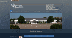 Desktop Screenshot of memorieschapel.com